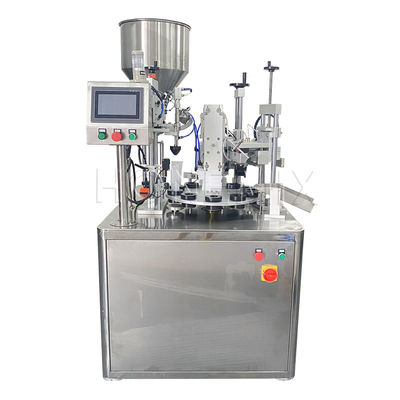 Rotationelle Ultraschall-Plastikröhrchenfüll- und Dichtmaschine Halbautomatisch