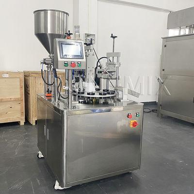 Rotationelle Ultraschall-Plastikröhrchenfüll- und Dichtmaschine Halbautomatisch