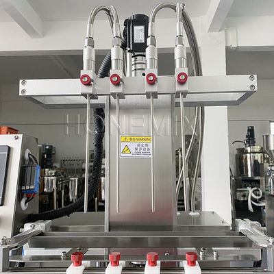 Wasser-Flüssigwasser-Füllmaschine 4 Köpfe Reinigungsöl-Füllmaschine