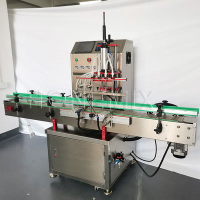 Automatische Füllmaschinen für Flüssigkeit 1600 Watt Sprühflaschenfüllmaschine 4 Köpfe