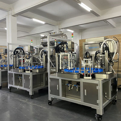 Automatische Zwei-Kopf-Toner-Rotations-Servo-Füllmaschine für Flüssigcreme