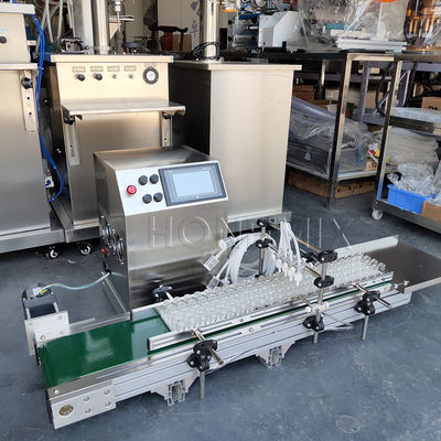 10 ml kleine Durchstechflasche Glasflaschenfüllmaschine automatischer Edelstahl