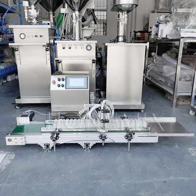 10 ml kleine Durchstechflasche Glasflaschenfüllmaschine automatischer Edelstahl