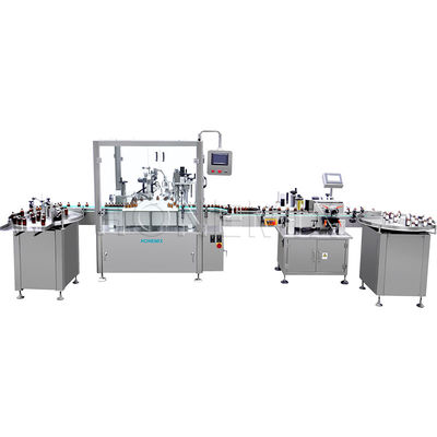 Flaschenfüllung, Verschluss und Etikettierungsmaschine für Etherische Öle 2 kW