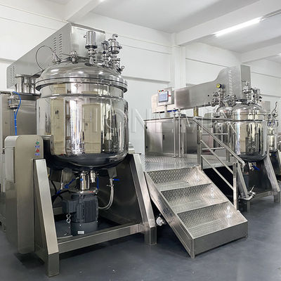 PLC Vakuum Homogenisierender Emulgator Mischmaschine