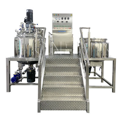 Präzise Vakuum-Emulgationsmischer 220V / 380V Körpercreme-Herstellmaschine
