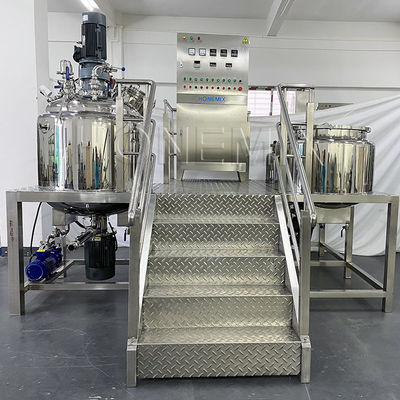 Präzise Vakuum-Emulgationsmischer 220V / 380V Körpercreme-Herstellmaschine