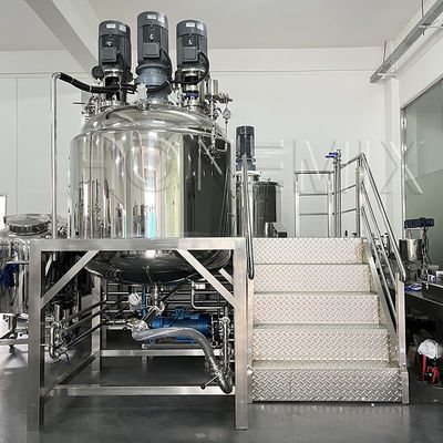 Feste Vakuum-Emulgationsmischer 1000L Zahnpastaherstellungsmaschine 5,5KW