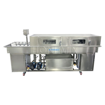 Rotationshilfeausrüstung 1.25 kW Doppelstrahlflaschenwaschmaschine