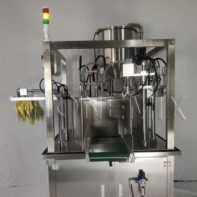 1.5KW automatische Verpackungsmaschine Zwei-Kopf-Füllschraubverschlussmaschine