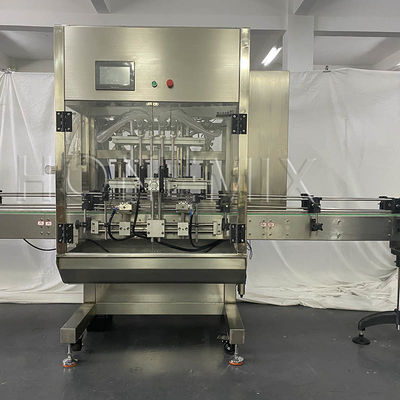 Vierköpfige Creme Füllmaschine Servo-Steuerung Körperlotion Füllmaschine