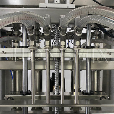Vierköpfige Creme Füllmaschine Servo-Steuerung Körperlotion Füllmaschine
