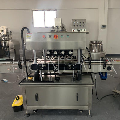3 kW Hochgeschwindigkeits-Automatische Abdeckmaschine Acht Räder Edelstahl