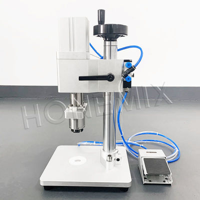 Halbautomatische Abdeckmaschine Edelstahl Kleine Durchstechflasche Krempmaschine