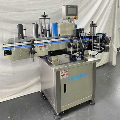 Automatische vertikale Aufkleberkennzeichnungsmaschine für Rundflaschen