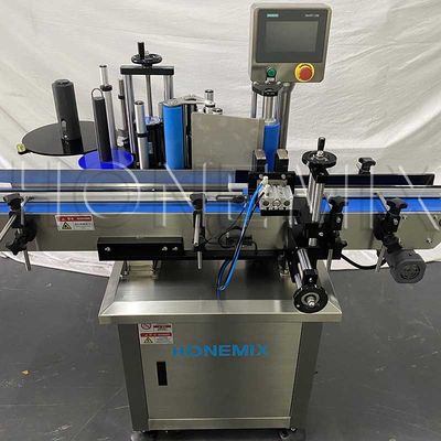 Automatische vertikale Aufkleberkennzeichnungsmaschine für Rundflaschen