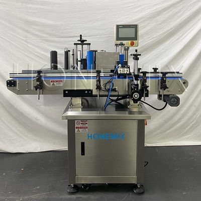 Automatische vertikale Aufkleberkennzeichnungsmaschine für Rundflaschen
