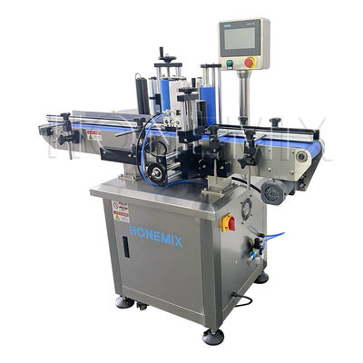 Automatische vertikale Aufkleberkennzeichnungsmaschine für Rundflaschen