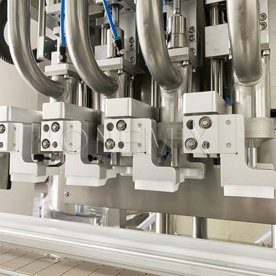 Vierköpfige Füllmaschine für Füllcreme, Servo-Körbel-Kappenmaschine