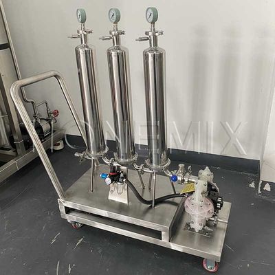 Flüssiges Parfüm Herstellungsmaschine Drei Stufen Parfüm Filter Edelstahl