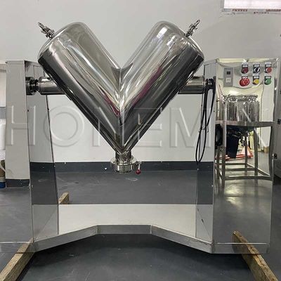 V-Form Trockenpulvermischmaschine SUS316L Proteinpulvermischer CE