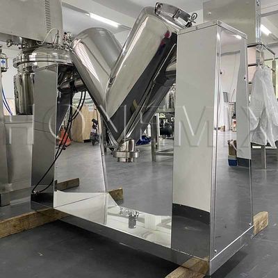 V-Form Trockenpulvermischmaschine SUS316L Proteinpulvermischer CE