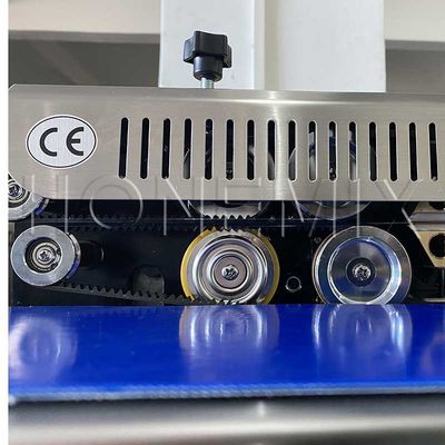 Horizontale Kunststofffolie Versiegelungsmaschine 600W Heizung Elektrische Kunststoffbeutel Versiegelung