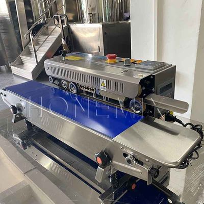 Horizontale Kunststofffolie Versiegelungsmaschine 600W Heizung Elektrische Kunststoffbeutel Versiegelung