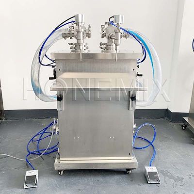 Vertikale automatische Shampoo-Flaschenfüllmaschine mit zwei Düsen