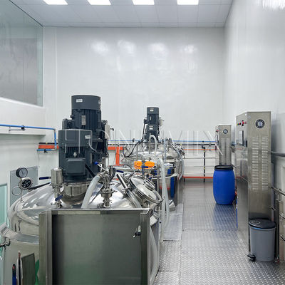 Hygiene Vakuum Emulgationsmischer 2000L 3000L Zahnpasta Herstellungsmaschine