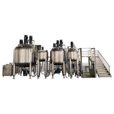 Industrielle Vakuum-Emulgationsmischmaschine Zahnpasta Salbenmachine