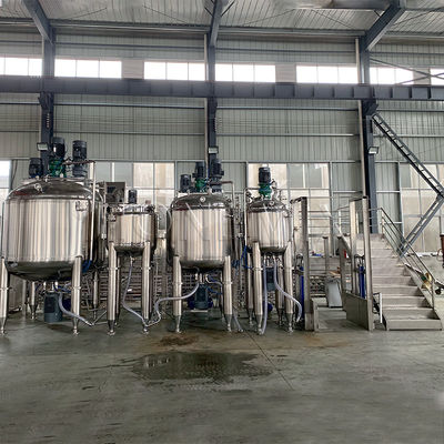 Industrielle Vakuum-Emulgationsmischmaschine Zahnpasta Salbenmachine