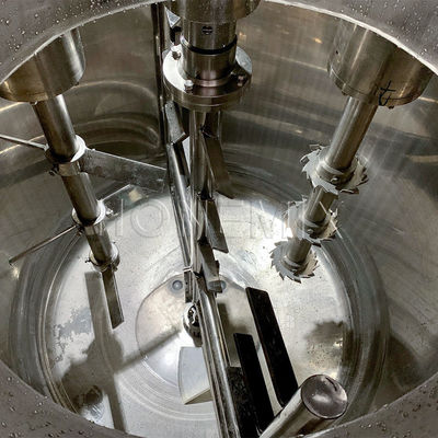 Industrielle Vakuum-Emulgationsmischmaschine Zahnpasta Salbenmachine