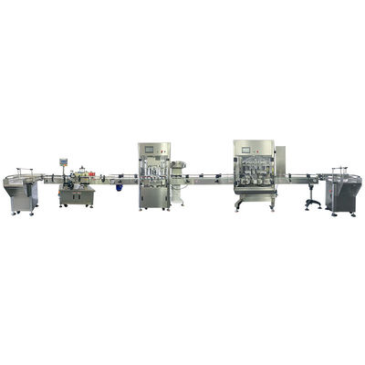 Vierköpfige Creme Füllmaschine Servo-Steuerung Körperlotion Füllmaschine