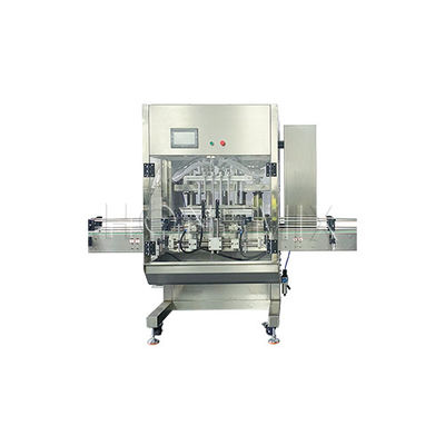 Vierköpfige Creme Füllmaschine Servo-Steuerung Körperlotion Füllmaschine