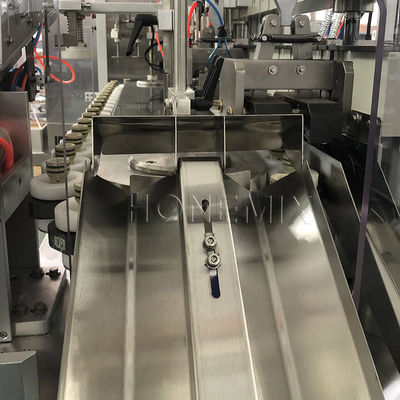 Automatische Hochgeschwindigkeits-Zwei-Kopf-Rohrfüllmaschine zum Versiegeln von Kartons