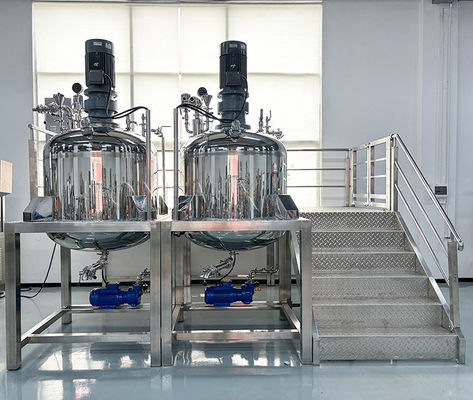 Doppel 500L Topf Versiegelter Deckel Mischtank Flüssigkeit Toner Mixer