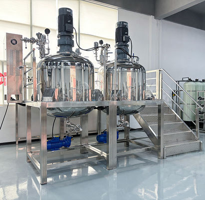 Doppel 500L Topf Versiegelter Deckel Mischtank Flüssigkeit Toner Mixer