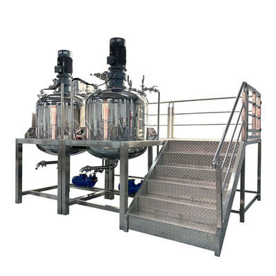 Doppel 500L Topf Versiegelter Deckel Mischtank Flüssigkeit Toner Mixer