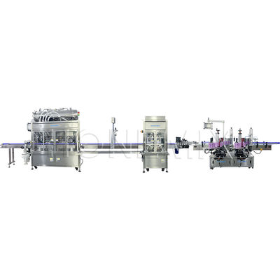 Automatische Schraubmaschine zur Befüllung mit Körperlotioncreme