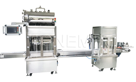Automatische Schraubmaschine für die Befüllung von Kosmetikcreme